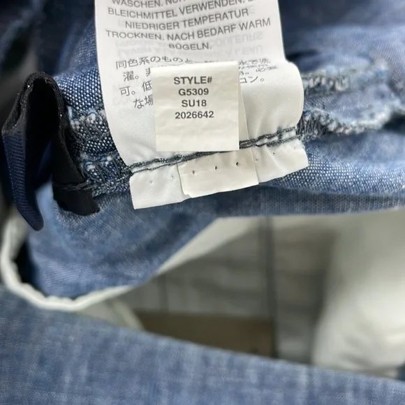 NWT J. Crew Size 2 Tie-Waist Shorts, Chambray, High Waist blue - Picture 7 of 11